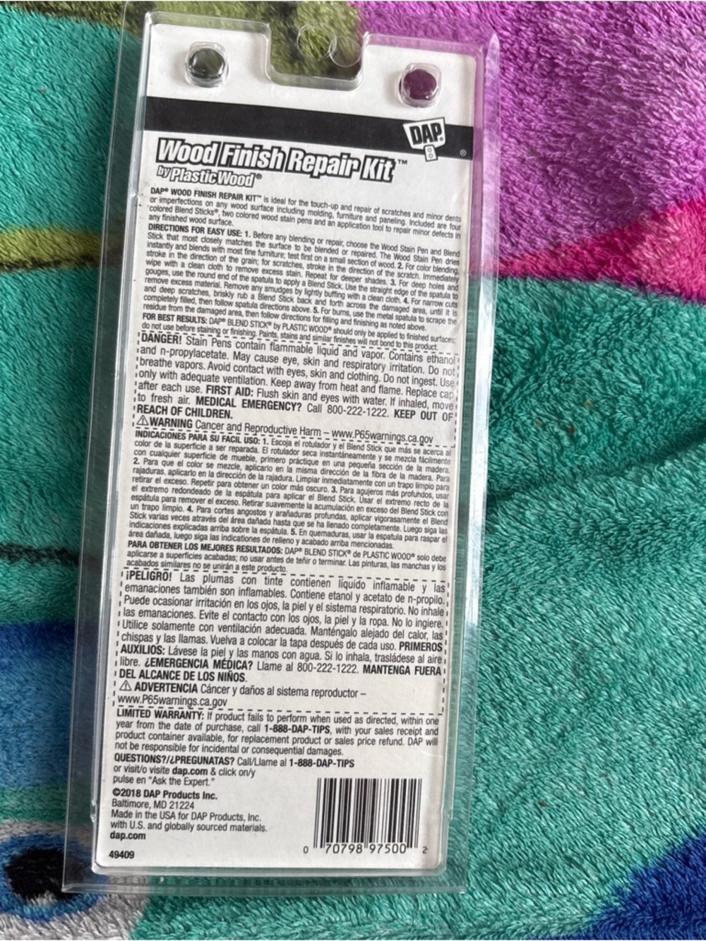 Wood Finish Repair Kit – Multi-Color - Picture 2 of 2